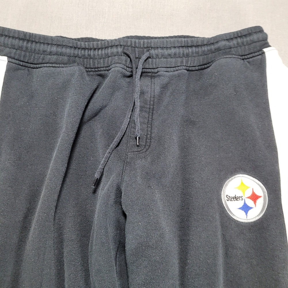 Vintage Pittsburgh Steelers Starter Sweatpants XXL 90's Fadded Black - Picture 3 of 12